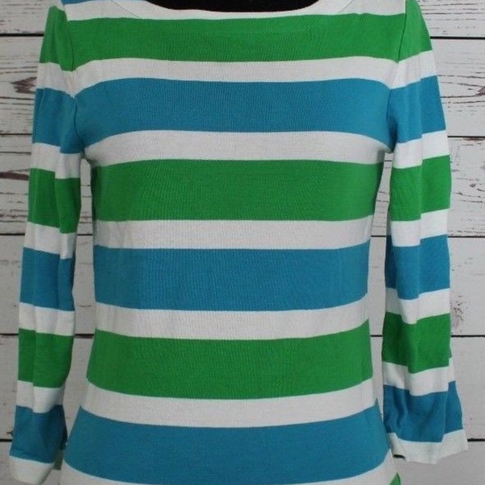 Lauren Ralph Long sleeve striped shirt